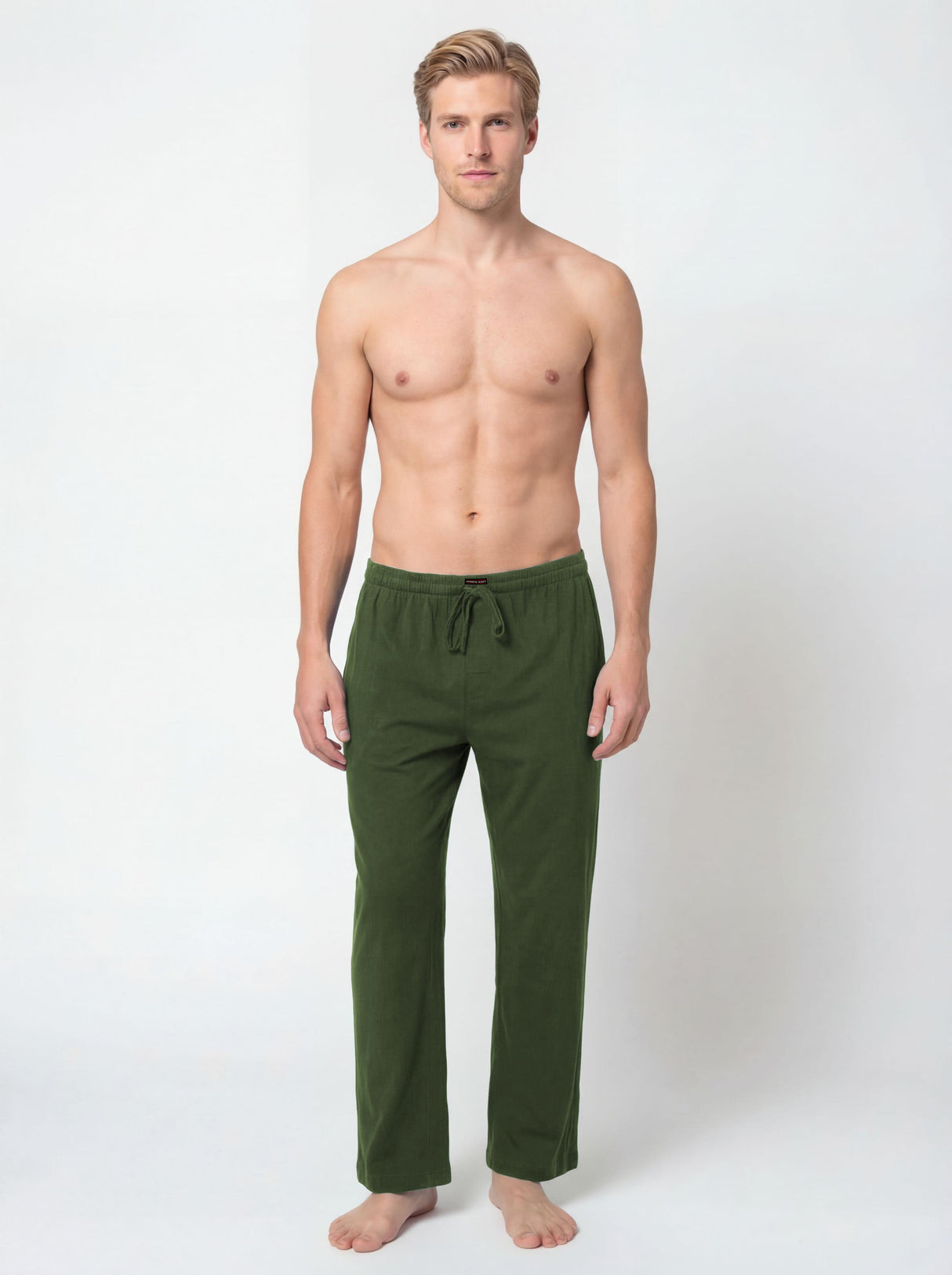 Men's Lounge Pants Soft & Light Cotton Drawstring Pants