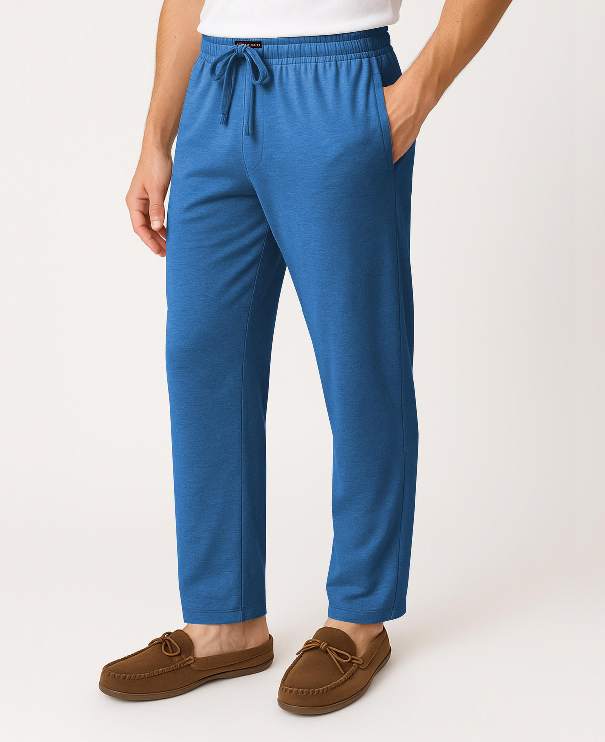 Men's Lounge Pants Soft & Light Cotton Drawstring Pants