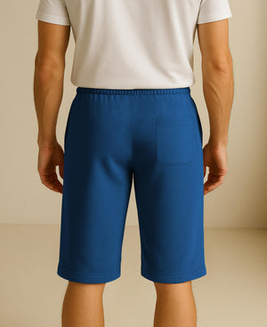 Men's Soft & Light Cotton Drawstring Yoga Lounge & Sleep Jam Shorts/Jersey Shorts with Pockets (3 Pack)