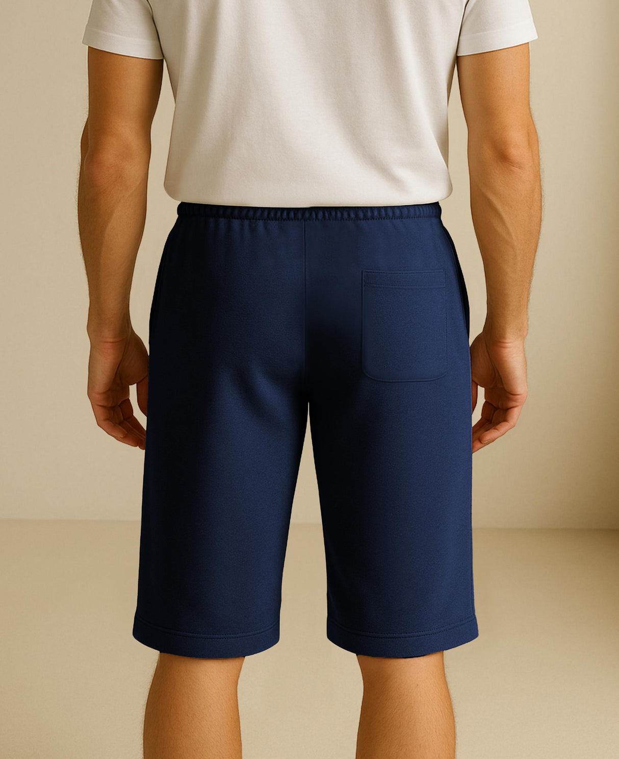 Men's Soft & Light Cotton Drawstring Yoga Lounge & Sleep Jam Shorts/Jersey Shorts with Pockets (3 Pack)