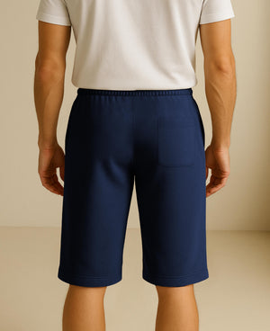 Men's Soft & Light Cotton Drawstring Yoga Lounge & Sleep Jam Shorts/Jersey Shorts with Pockets (3 Pack)