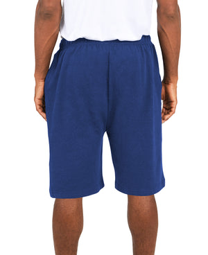 Mens Cotton Knit Athletic Gym Shorts