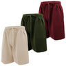 Mens Cotton Knit Athletic Gym Shorts