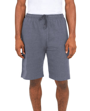 Mens Cotton Knit Athletic Gym Shorts