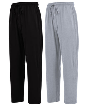 Men's Lounge Pants, Soft & Light Cotton, Drawstring Yoga Lounge & Sleep PJ Pants