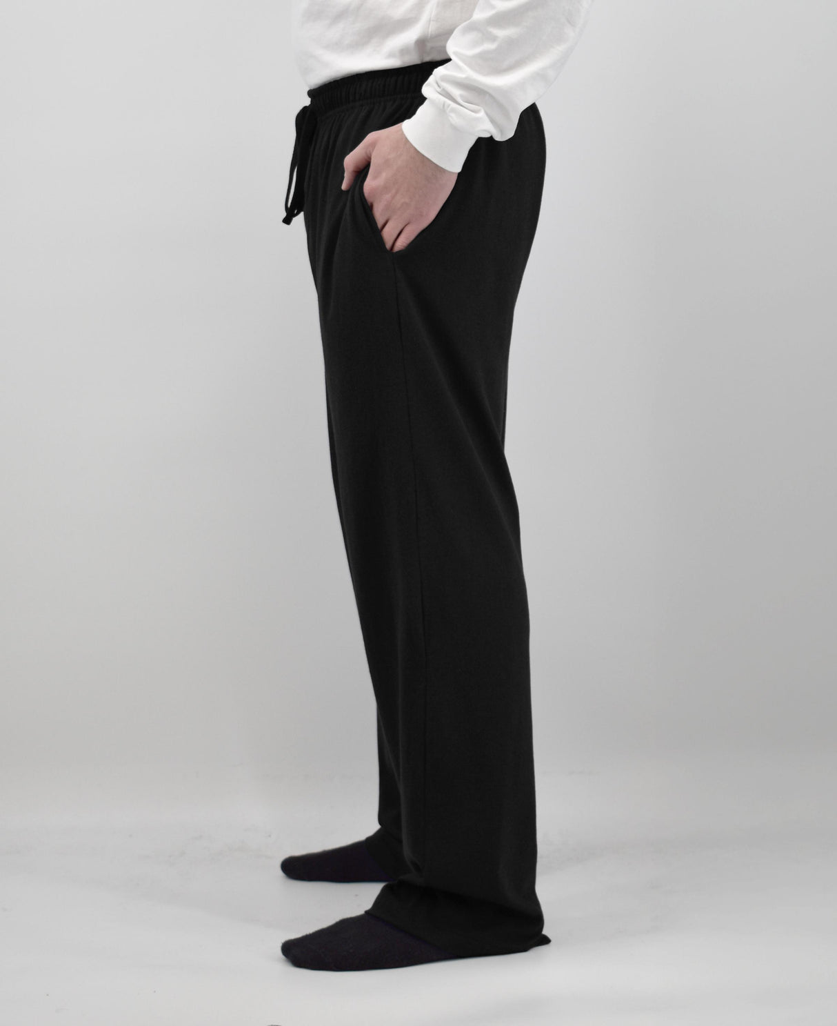 Men's Lounge Pants, Soft & Light Cotton, Drawstring Yoga Lounge & Sleep PJ Pants