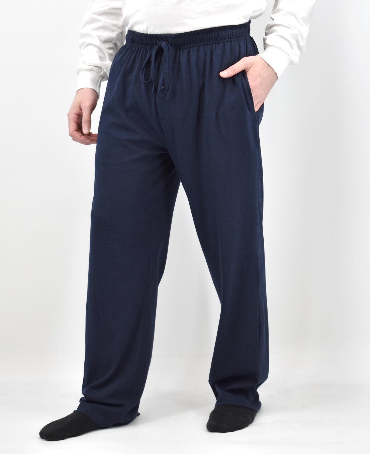 Men's Lounge Pants, Soft & Light Cotton, Drawstring Yoga Lounge & Sleep PJ Pants
