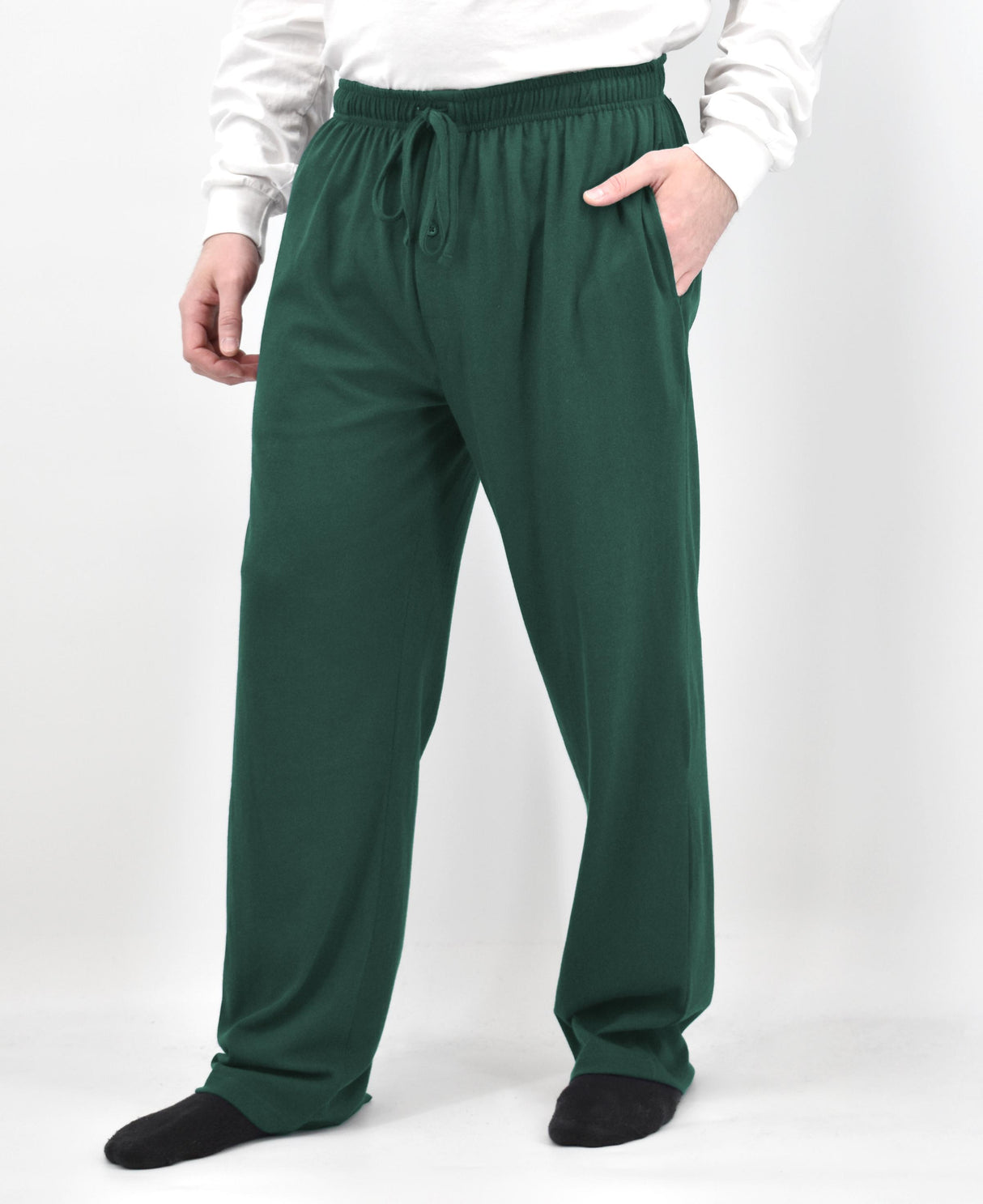 Men's Lounge Pants, Soft & Light Cotton, Drawstring Yoga Lounge & Sleep PJ Pants