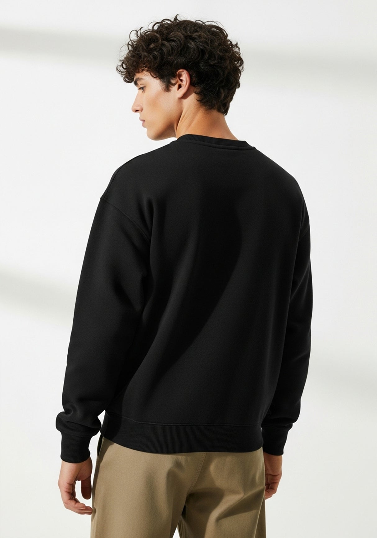 Men's Fleece Crewneck Pullover Sweatshirt