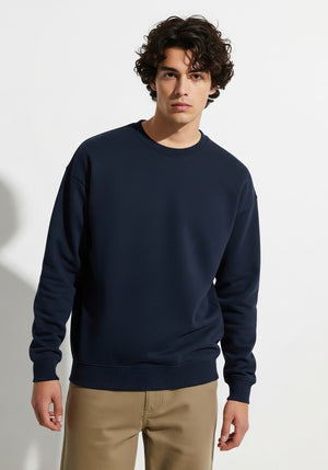 Men's Fleece Crewneck Pullover Sweatshirt