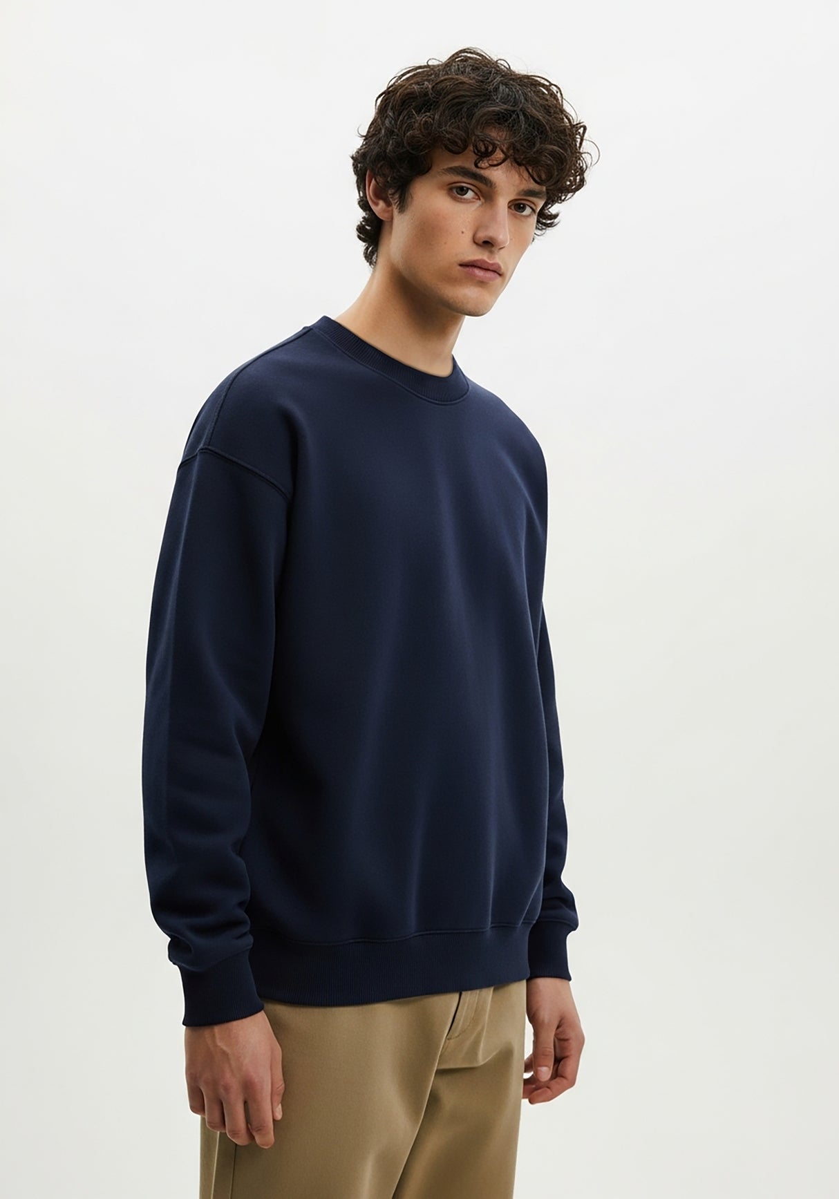 Men's Fleece Crewneck Pullover Sweatshirt