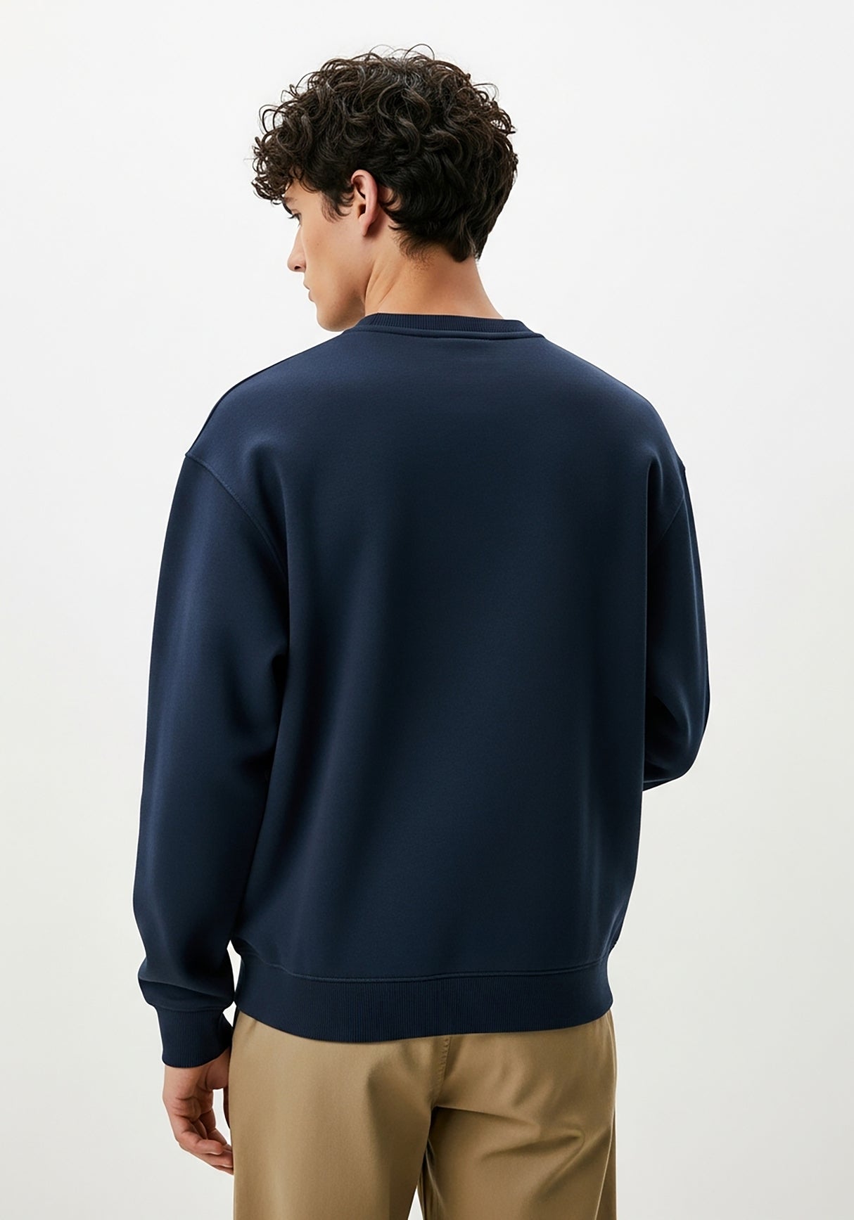 Men's Fleece Crewneck Pullover Sweatshirt