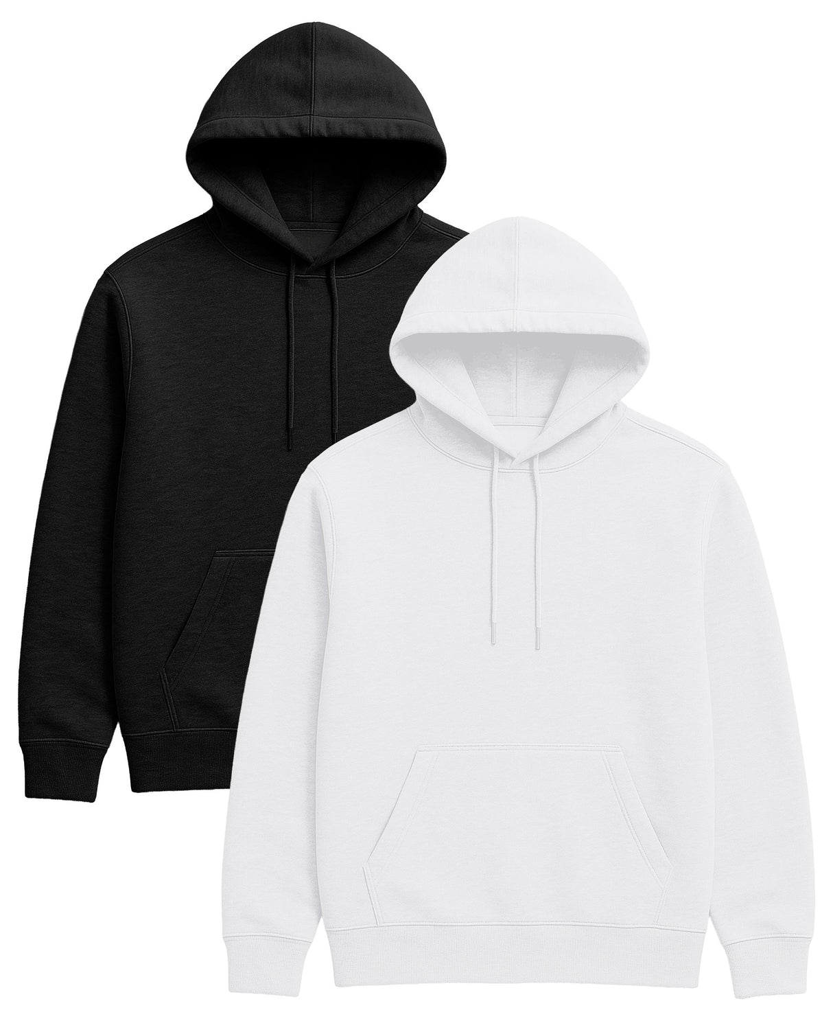 Men's Cotton Hoodie, Soft Midweight Fleece, Pullover Hooded Sweatshirt