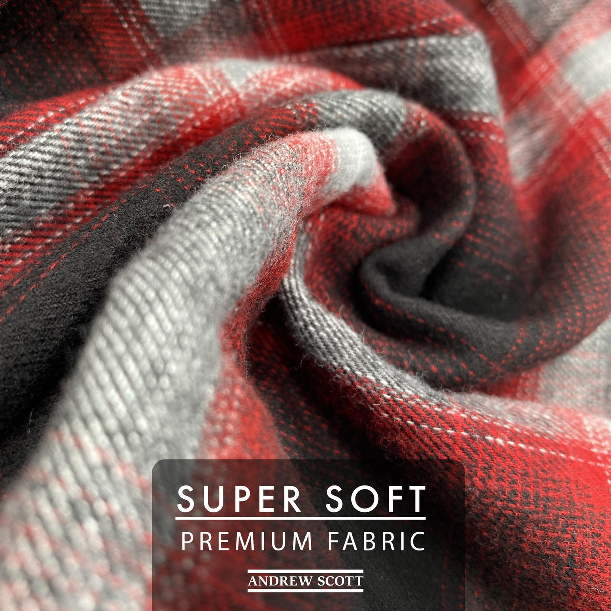 Men's Cotton Flannel Super-Soft Woven Boxer Shorts