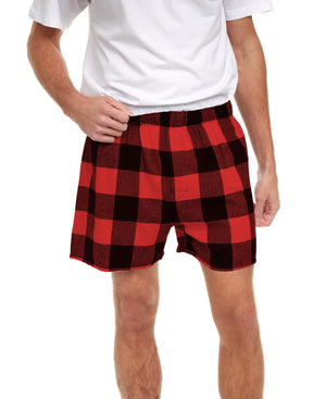 Men's Cotton Flannel Super-Soft Woven Boxer Shorts