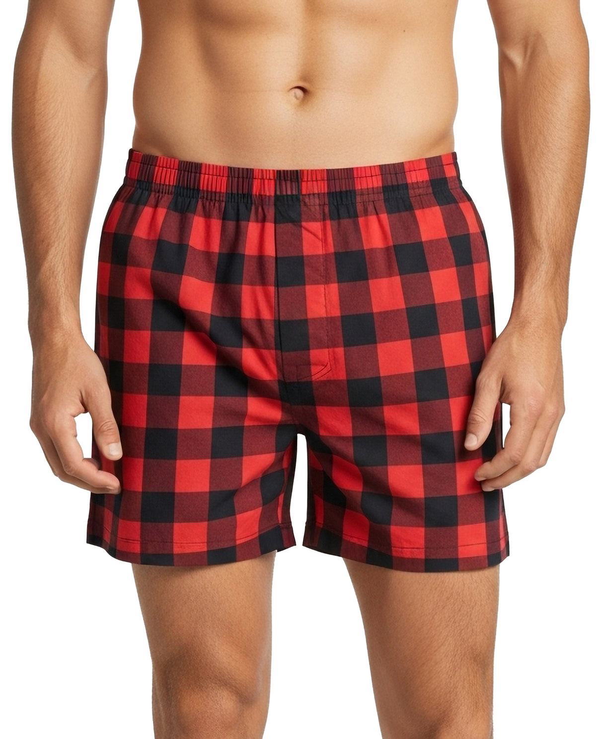 Men's Cotton Flannel Super-Soft Woven Boxer Shorts