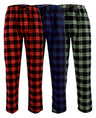 Men's Cotton Super Soft Flannel Plaid Pajama Pants