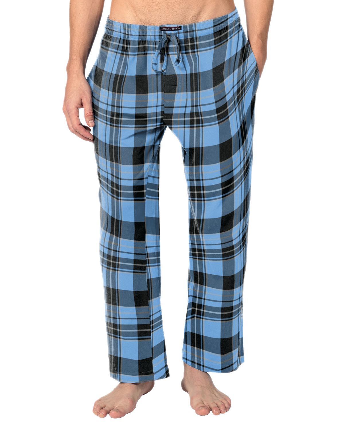 Men's Cotton Super Soft Flannel Plaid Pajama Pants