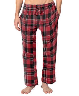 Men's Cotton Super Soft Flannel Plaid Pajama Pants