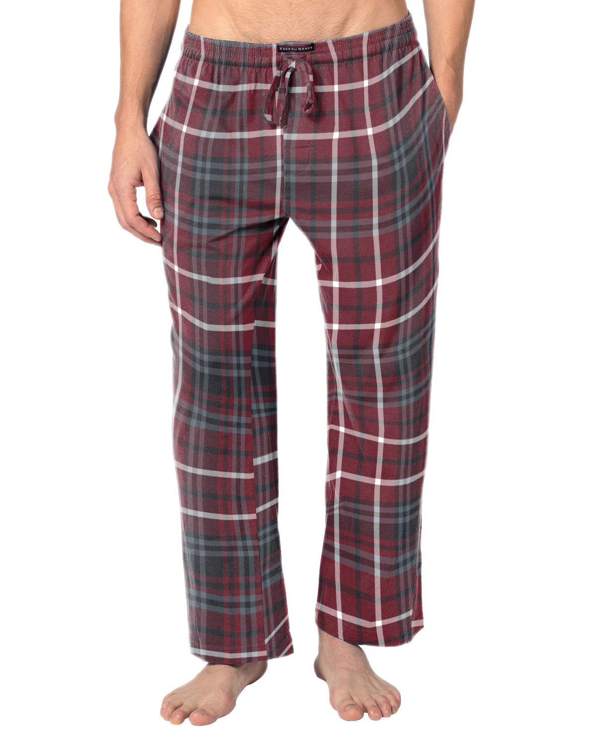 Men's Cotton Super Soft Flannel Plaid Pajama Pants