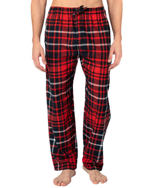 Men's Cotton Super Soft Flannel Plaid Pajama Pants