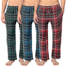 Men's Cotton Super Soft Flannel Plaid Pajama Pants