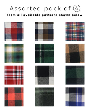 Men's Cotton Super Soft Flannel Plaid Pajama Pants