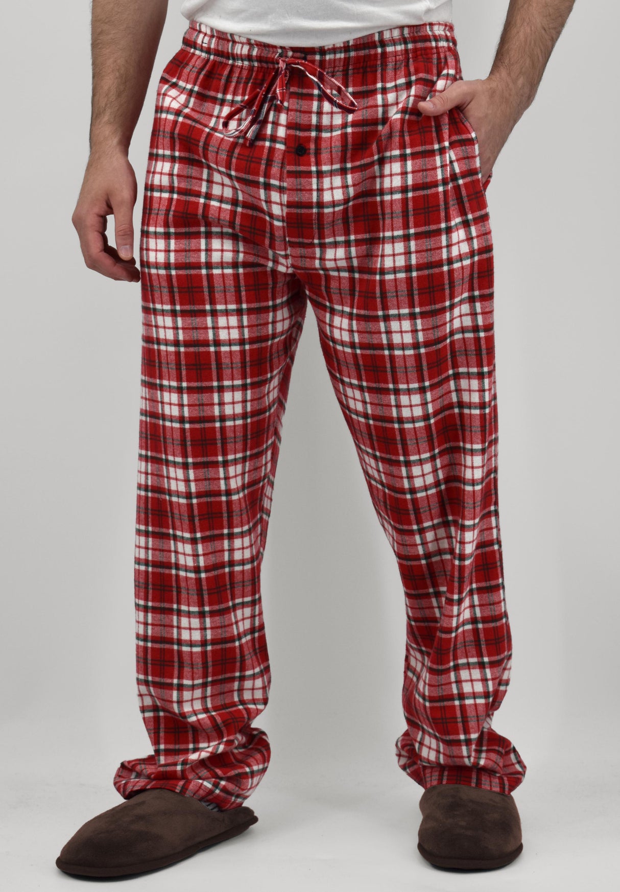 Men's Lounge Pants Lightweight, Ultra-Soft Brushed Woven Fabric