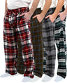 Men's Cotton Super Soft Flannel Plaid Pajama Pants