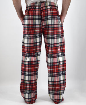Men's Cotton Super Soft Flannel Plaid Pajama Pants