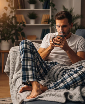 Mens All Season Premium Woven Broadcloth Lounge Pants