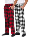 Men's Cotton Super Soft Flannel Plaid Pajama Pants
