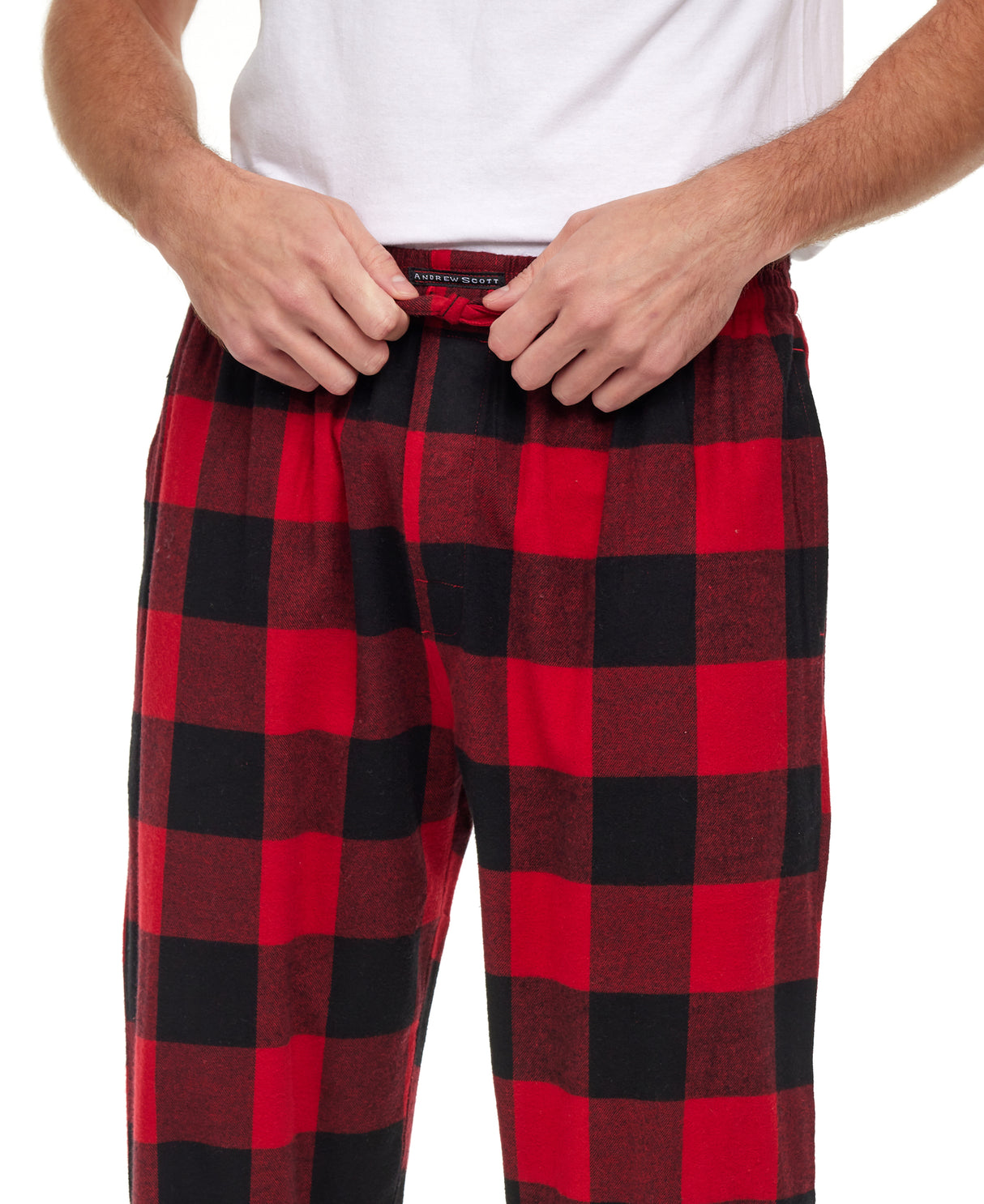 Men's Cotton Super Soft Flannel Plaid Pajama Pants