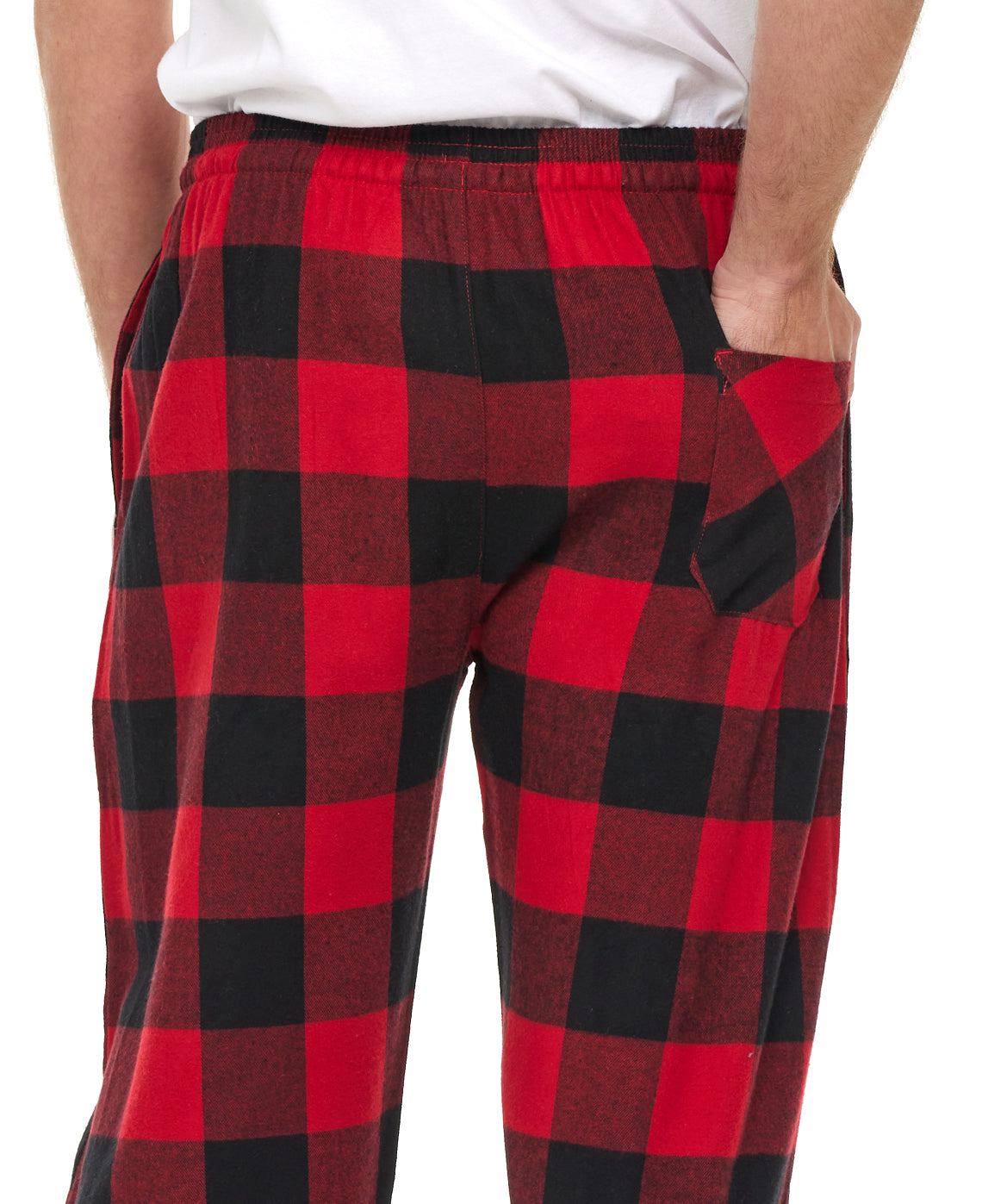 Men's Cotton Super Soft Flannel Plaid Pajama Pants
