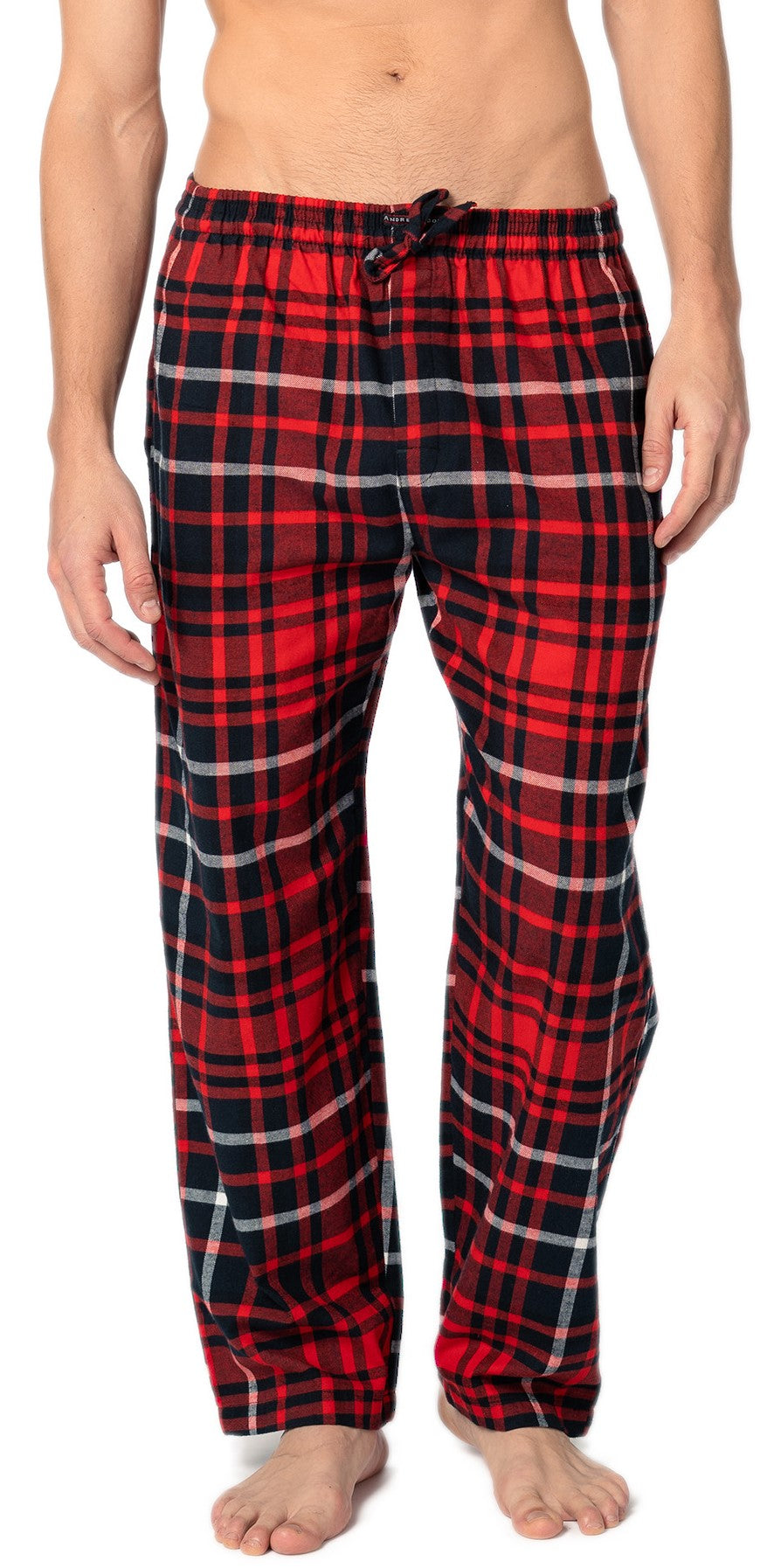 Men's Cotton Super Soft Flannel Plaid Pajama Pants