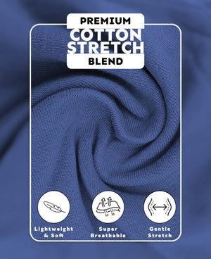 Men's Ultra-Soft Cotton Spandex Lounge Pants