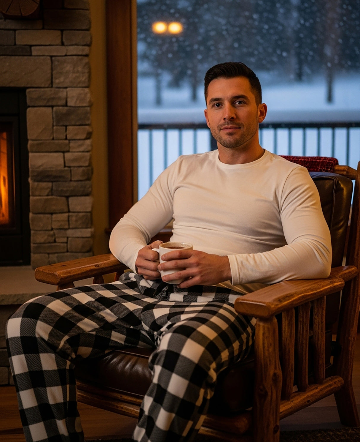 Men's Micro Fleece Plaid Lounge Pants  (Multi-Packs)