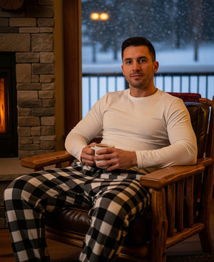 Men's Micro Fleece Plaid Lounge Pants  (Multi-Packs)