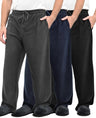Men's Micro Fleece Plaid Lounge Pants  (Multi-Packs)