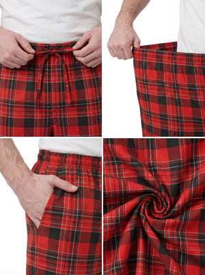 Men's Super Soft Woven Pajama & Sleep Long Lounge Pants