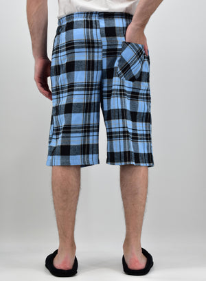 Men's Cotton Flannel Soft Woven Pajama/Lounge Sleep PJ Shorts (MultiPacks)