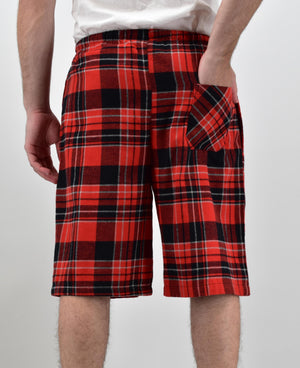 Men's Cotton Flannel Soft Woven Pajama/Lounge Sleep PJ Shorts (MultiPacks)