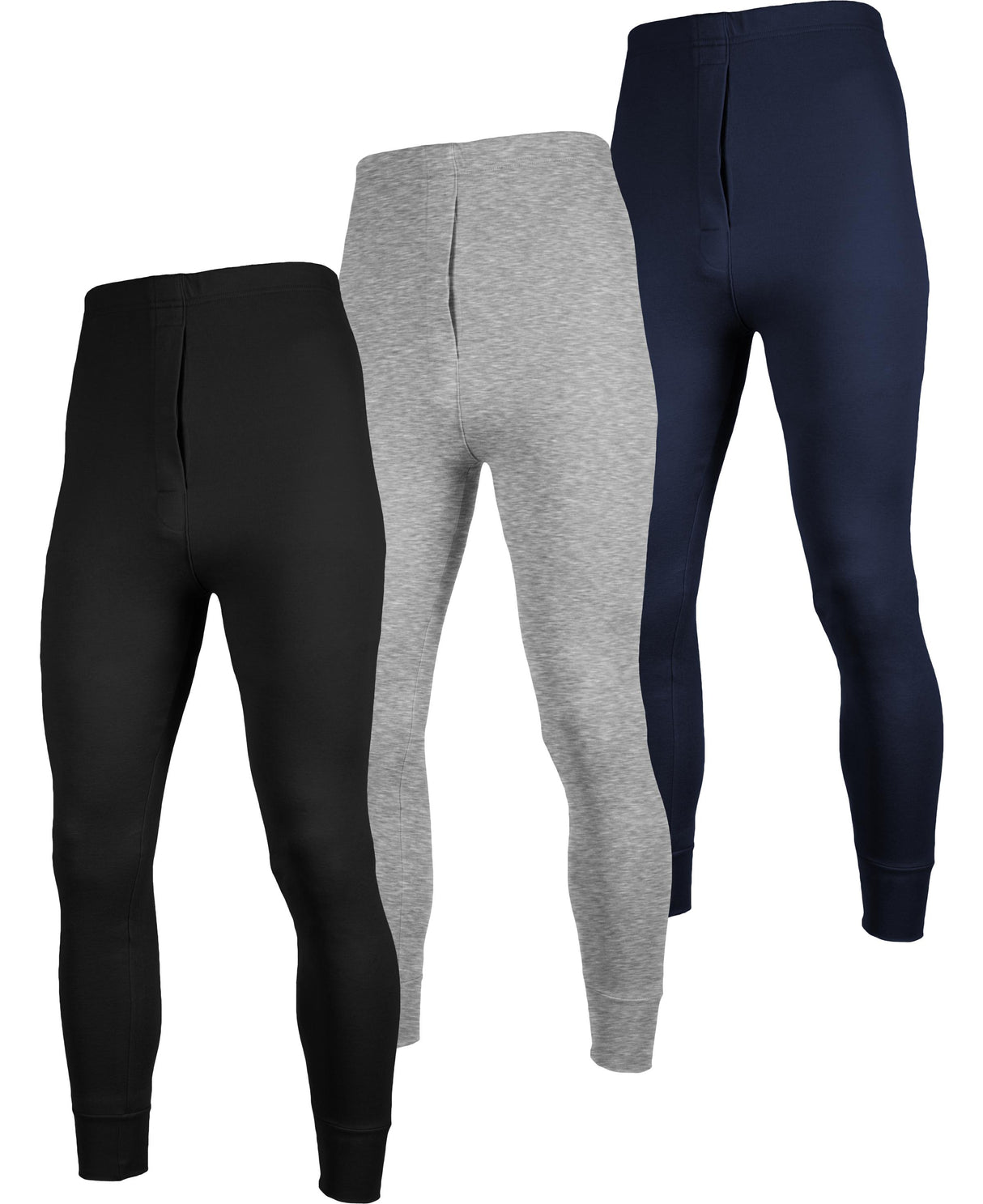 Men's Premium Cotton Base Layer Long Thermal Underwear Pants