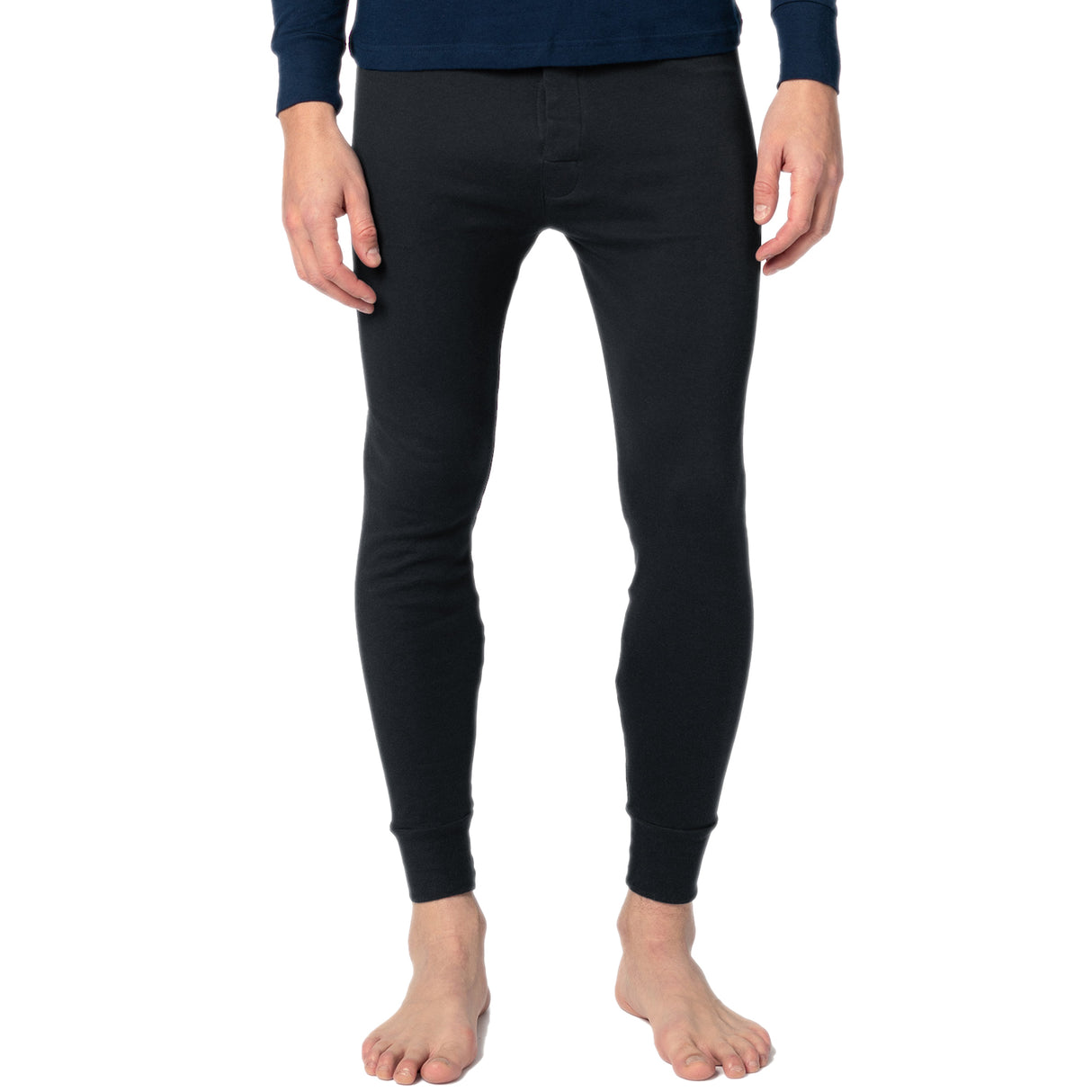 Men's Premium Cotton Base Layer Long Thermal Underwear Pants
