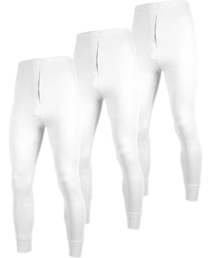 Men's Premium Cotton Base Layer Long Thermal Underwear Pants
