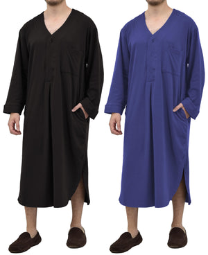 Men's Cotton Knit Sleep Shirt