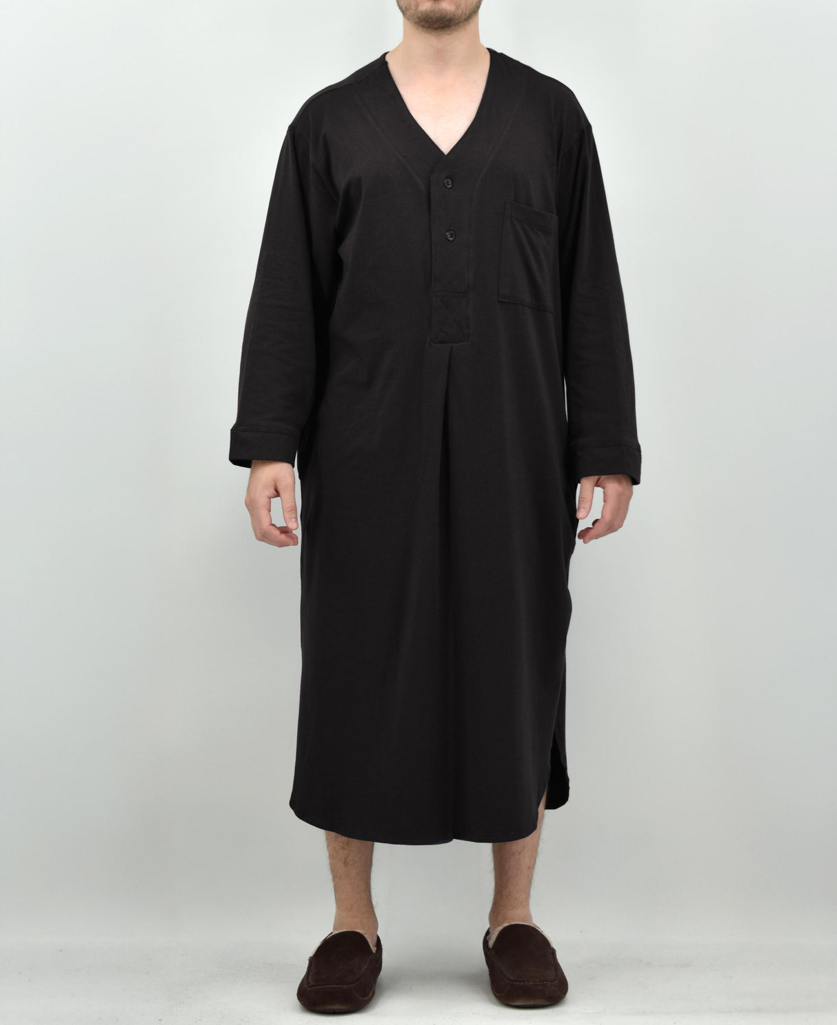 Men's Cotton Knit Sleep Shirt