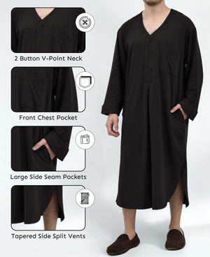 Men's Cotton Knit Sleep Shirt