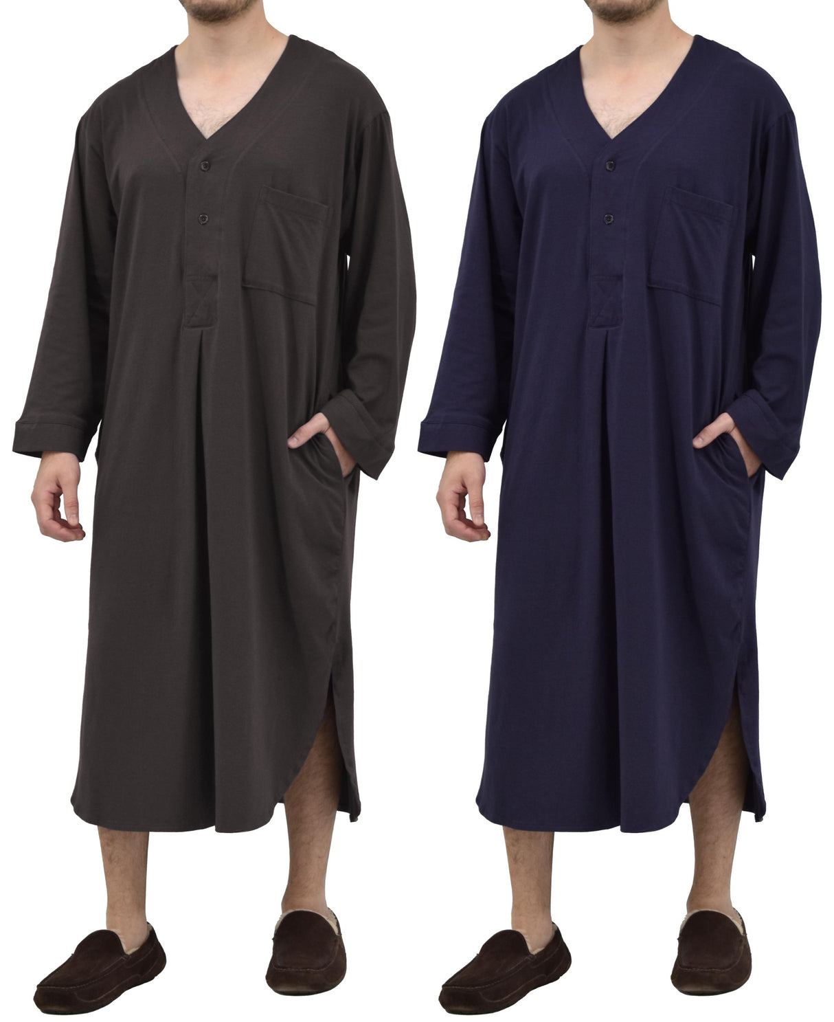 Men's Cotton Knit Sleep Shirt