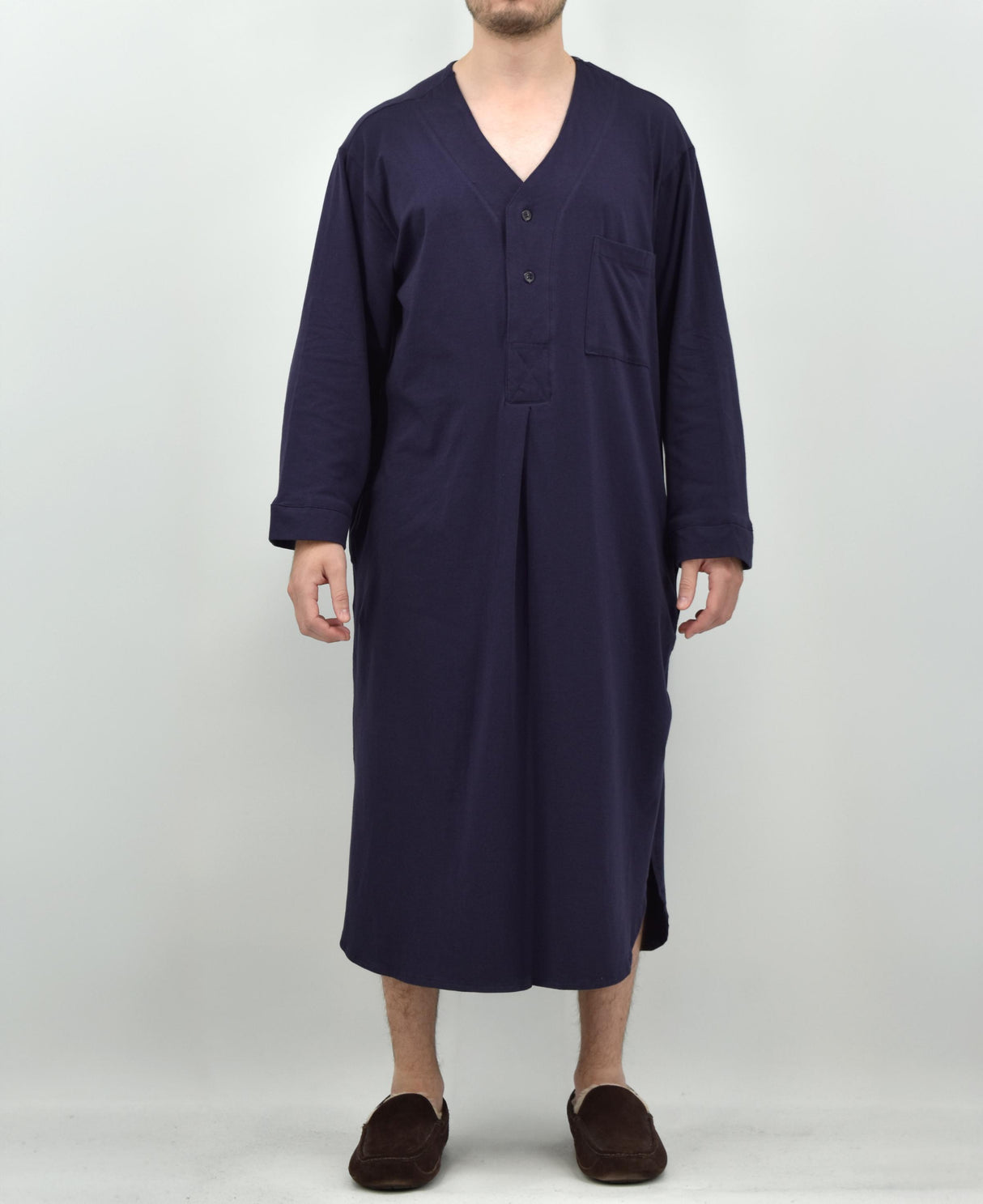 Men's Cotton Knit Sleep Shirt